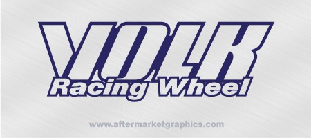 Volk Wheels Decals - Pair (2 pieces)
